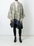 花卉几何印花披风