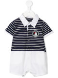 striped polo top overall