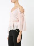 cold-shoulder blouse