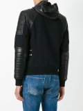 biker zip-up hoodie