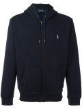 kangaroo pocket zipped hoodie