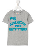 text printed T-shirt
