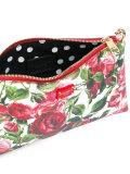 floral printed clutch