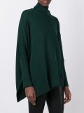 high neck pointy sweatshirt