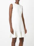 peplum hem dress