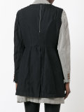 ruffle trim coat