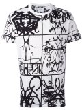 graffiti print T-shirt