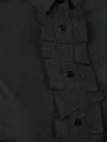 ruffle placket shirt
