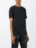 stitch detail T-shirt