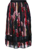 floral pleated skirt 