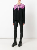 wing print sweater
