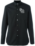 rose tattoo embroidered shirt