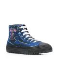 trompe-l'oeil hi-top sneakers