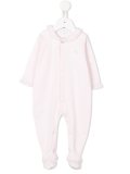 ruffled collar pyjamas