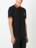 老虎刺绣polo衫