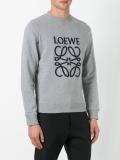 logo embroidered sweatshirt