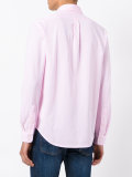 embroidered logo button-down shirt