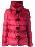 mink fur pom-pom puffer jacket 