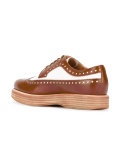 two-tone brogue oxfords 