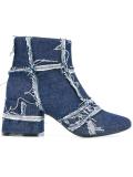 denim ankle boots