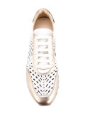 cut out panel sneakers 