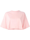 logo print cropped top 