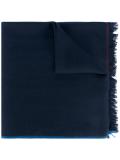 contrast trim scarf