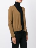 buttoned V-neck cardigan