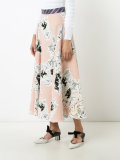 floral pleated skirt
