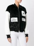 fur effect bomber jacket