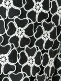 floral macrame shorts
