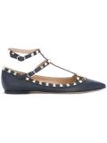 'Rockstud'平底鞋