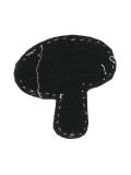 beaded mushroom velcro patch