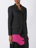 checked blazer