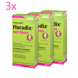 3 x Salus Floradix mit Eisen 铁元 补铁补气补血抗疲劳 3x500ml