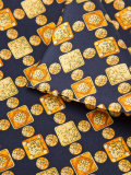 geometric print scarf