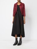 allover print cropped jacket