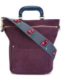 cherry motif detailing tote