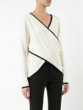 crossover knitted top