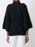 cropped sleeves jumper