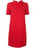 roll neck shift dress