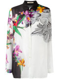 Floral pattern blouse