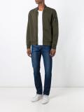 sleeve pocket bomber jacket