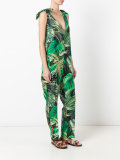 jungle print jumpsuit 
