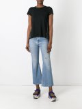 eyelet back T-shirt