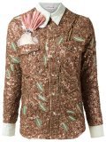 sequin embellished shirt