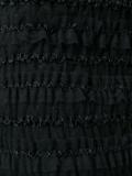 ruffle embellished pencil skirt
