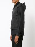 polka dots hooded gilet