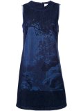 hidden forest print shift dress
