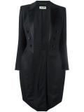 long length tuxedo blazer